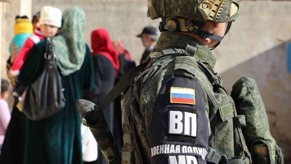 Российская военная полиция провела патрулирование трассы М5 в Серакибе