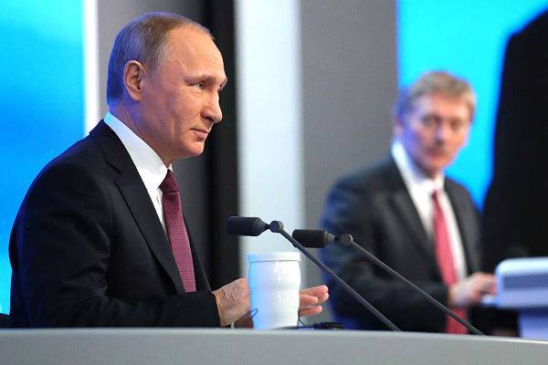 Песков назвал условия участия Путина в выборах