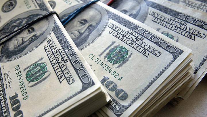 Курс доллара США на Мосбирже достиг 75 рублей