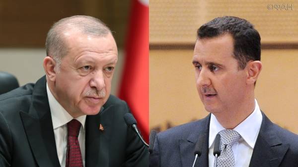 Дамаск сказал, при каком условии Асад может встретиться с Эрдоганом