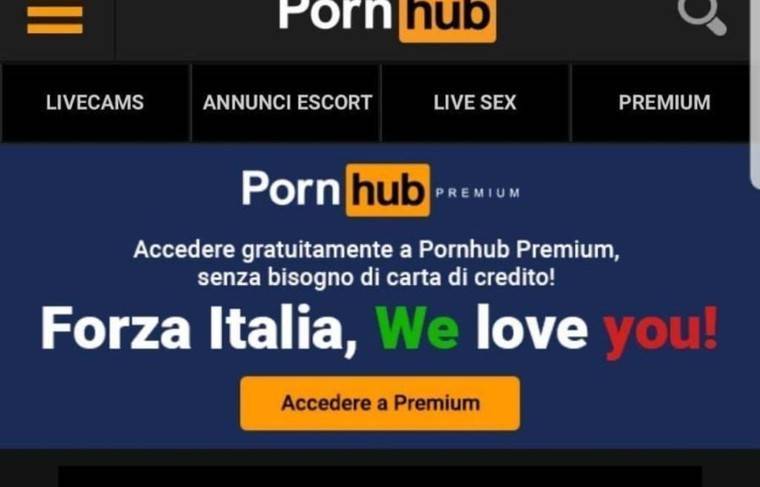 Pornhub открыл итальянцам бесплатный доступ из-за коронавируса