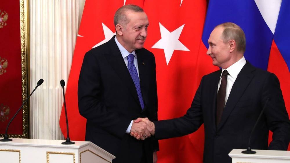 Путин и Эрдоган отметили существенное снижение напряженности в Идлибе