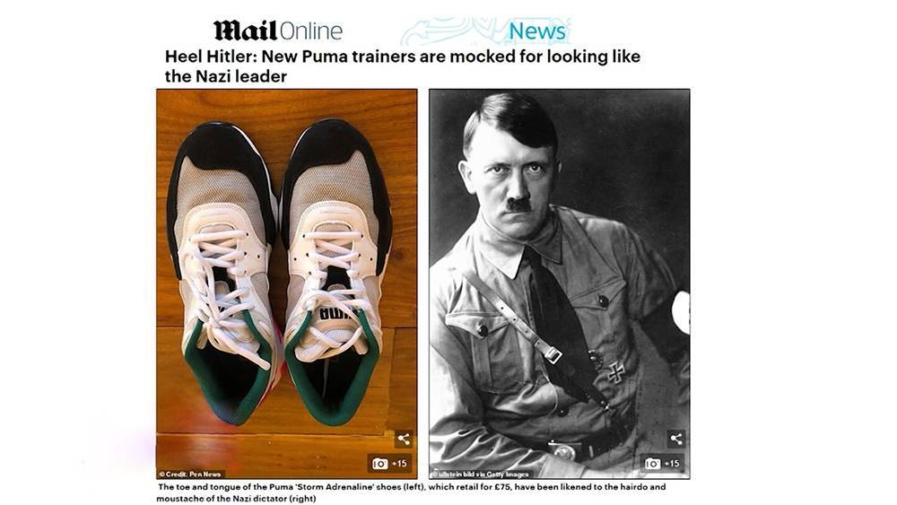 Дизайнеров спортивного бренда обвинили в пропаганде нацизма из-за кроссовок с усиками