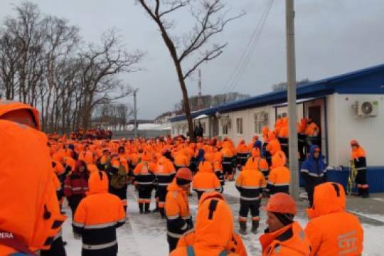Во Владивостоке прошла стихийная забастовка строителей музейного комплекса