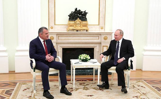 Встреча с Президентом Южной Осетии Анатолием Бибиловым