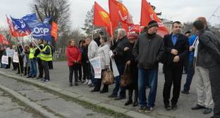 Участники пикета в Волгограде потребовали освободить политзаключенных