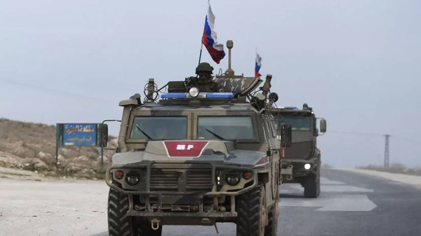 Военная полиция России выдвинулась к месту патрулирования с Турцией