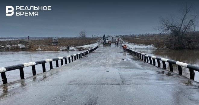 В Татарстане восстановили движение по мосту через Свиягу