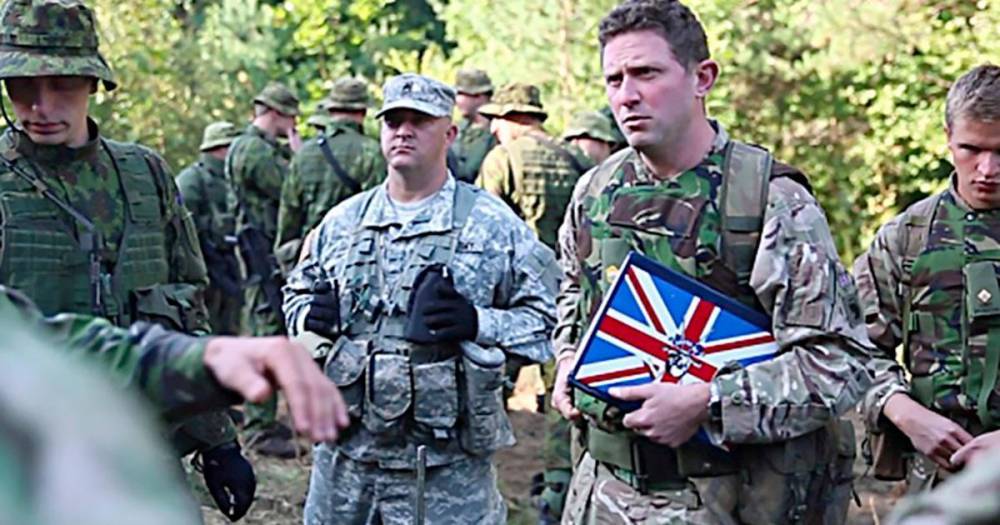 Британцы отработали бой с переодетыми в ополченцев ЛНР морпехов ВСУ