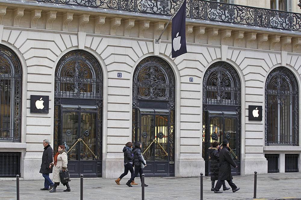 Во Франции Apple оштрафовали на 1,1 млрд евро