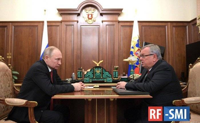Владимир Путин встретился с главой ВТБ Андреем Костиным