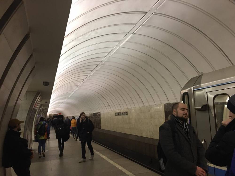 Пассажир упал на рельсы в Московском метрополитене