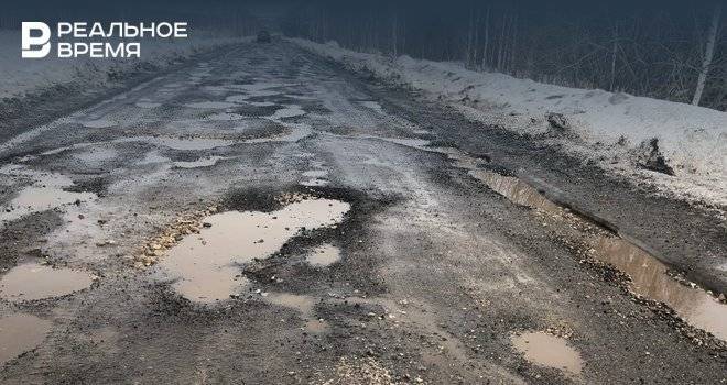 Карта убитых дорог: где в Казани снег опять растаял вместе с асфальтом