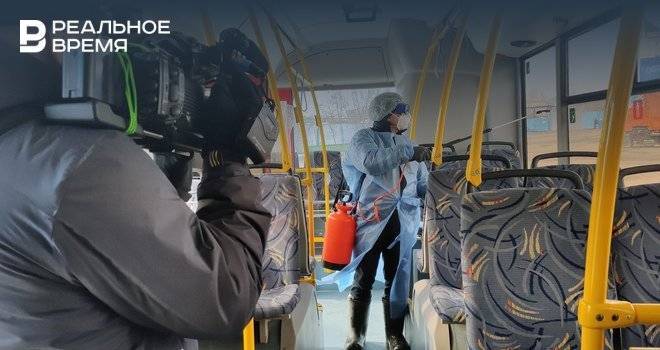 Перевозчики показали, как обрабатывают автобусы перед выходом на маршруты Казани — фото