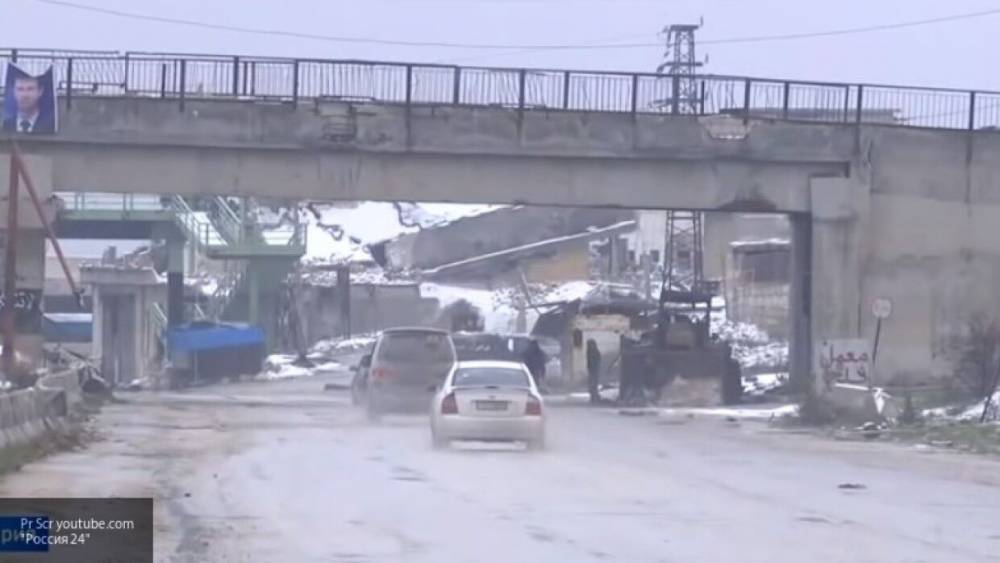 Сирийские военные восстанавливают движение по трассе М5 Дамаск — Алеппо
