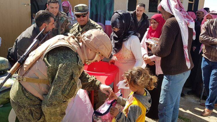 Минобороны РФ организовало медпомощь для более 250 мирных сирийцев за сутки