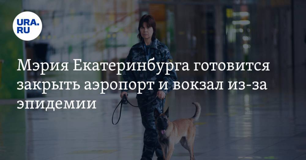 Мэрия Екатеринбурга готовится закрыть аэропорт и вокзал из-за эпидемии