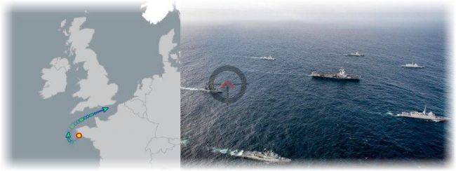 Авианосно-многоцелевая группа ВМС Франции взяла курс в Северное море