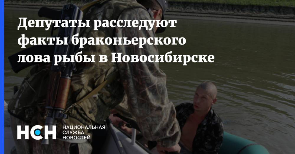Депутаты расследуют факты браконьерского лова рыбы в Новосибирске