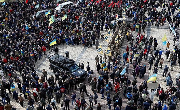 The New York Times (США): несмотря на угрозу эпидемии, на Украине вспыхнули антироссийские протесты