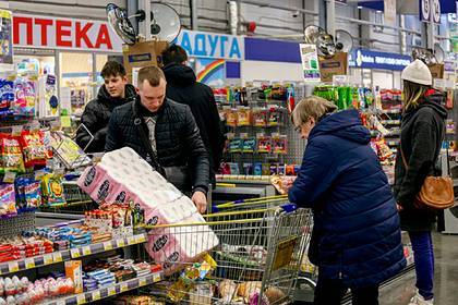 Власти России отреагировали на пустые полки в магазинах
