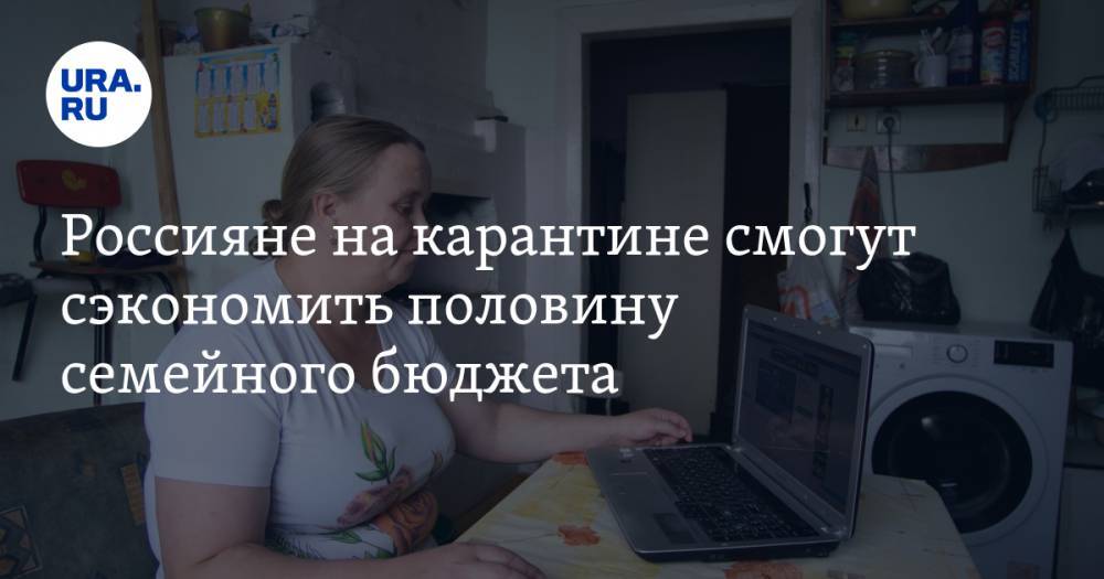 Россияне на карантине смогут сэкономить половину семейного бюджета