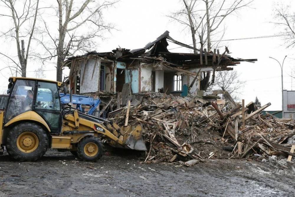 Илья Середюк рассказал о сносе ещё одного дома в Кемерове