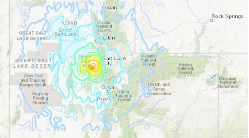 В США произошло землетрясение силой почти 6 баллов: люди выбегали из домов