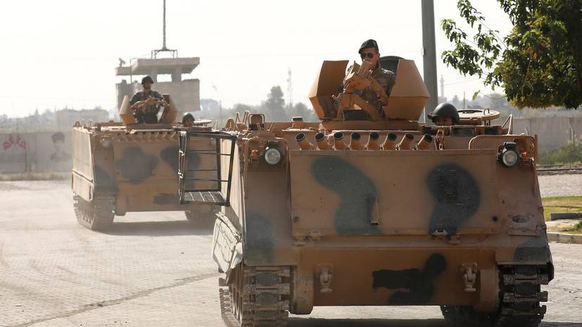 Двое турецких военных погибли в столкновении с террористами в Сирии