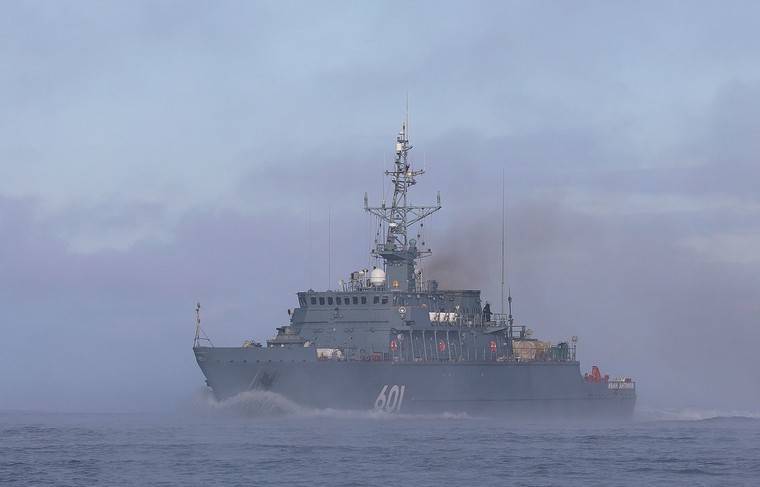 Российский ВМФ провёл учебный морской бой в Средиземном море