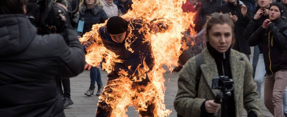Зе-власть замалчивает факты самосожжения доведенных до отчаяния украинцев