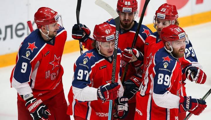 ЦСКА забросил три безответные шайбы в ворота "Торпедо" на старте плей-офф КХЛ