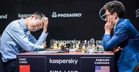Дин Лижень одержал первую победу на турнире претендентов ФИДЕ