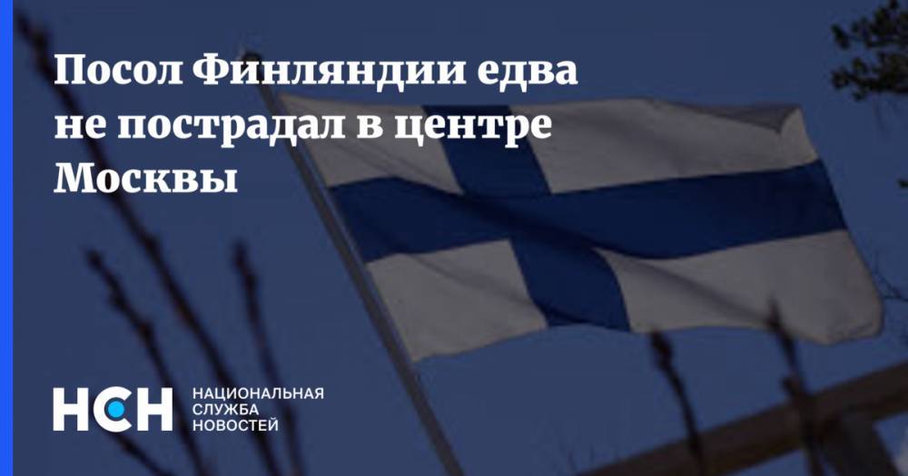 Посол Финляндии едва не пострадал в центре Москвы