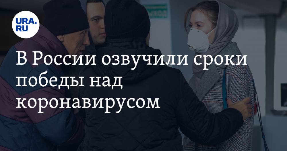 В России озвучили сроки победы над коронавирусом