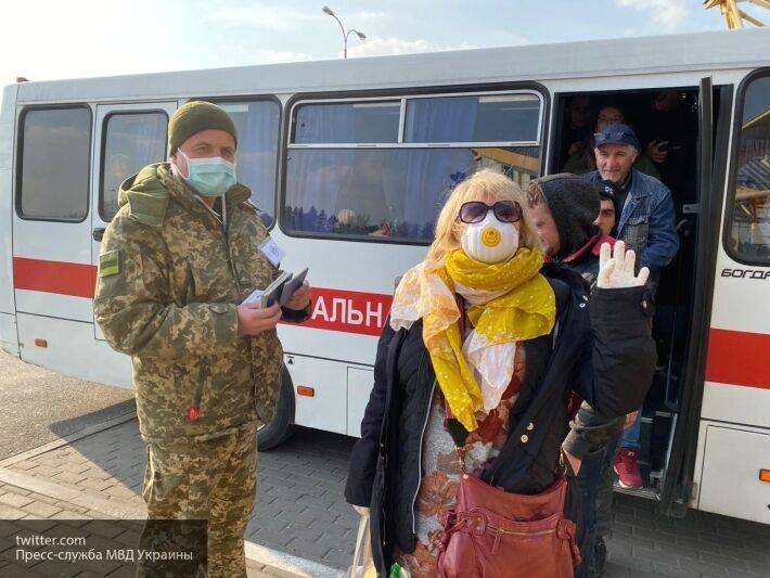 Нацгвардия Украины взяла под охрану больницу куда пытались ворваться напуганные киевлян
