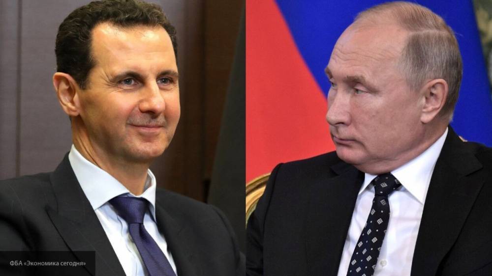 Путин и Асад обсудили ситуацию в сирийском Идлибе