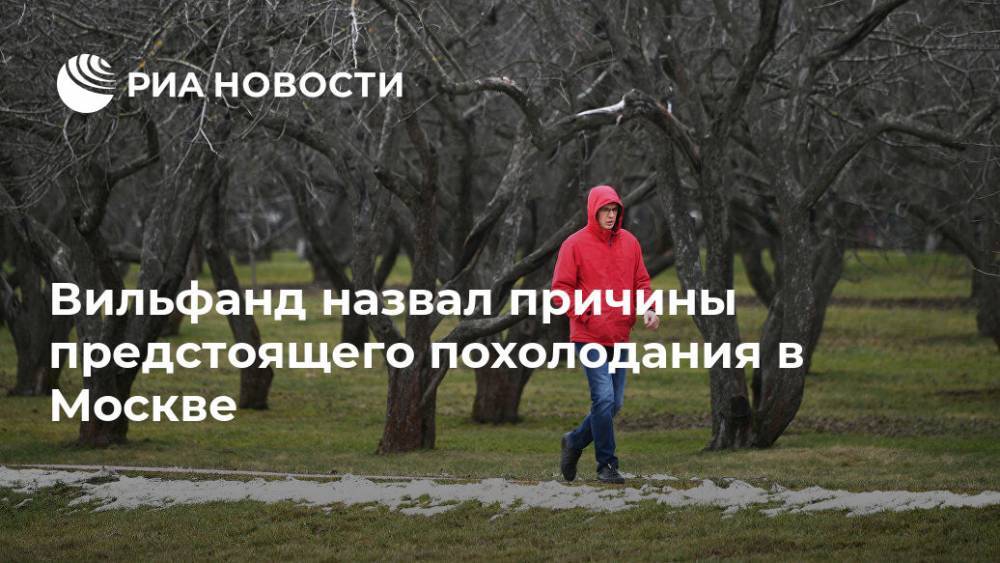 Вильфанд назвал причины предстоящего похолодания в Москве