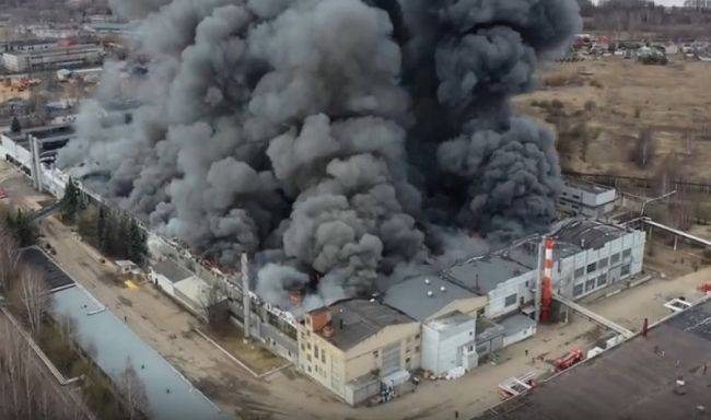 Пожар в на алюминиевом заводе в подмосковном Дмитрове локализован