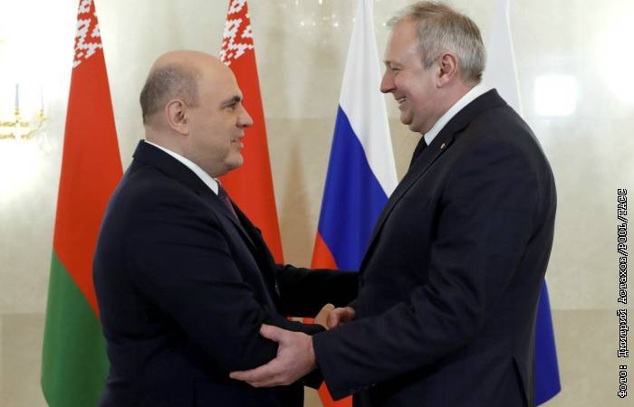Мишустин и Румас отметили принципиальные договоренности по поставкам нефти в Белоруссию