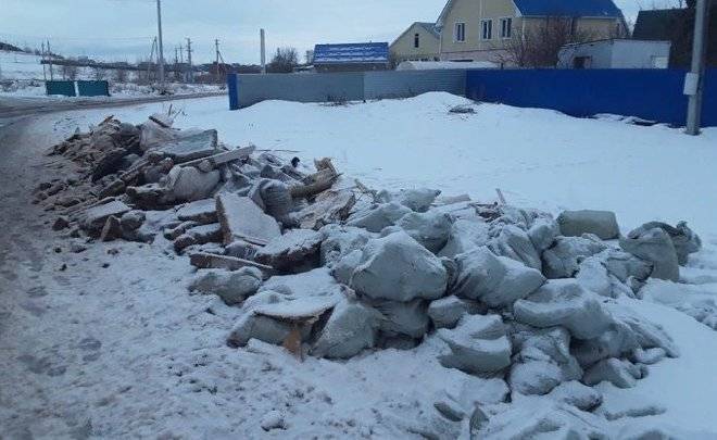 В Татарстане мужчина получил штраф за свалку строительных отходов у дома