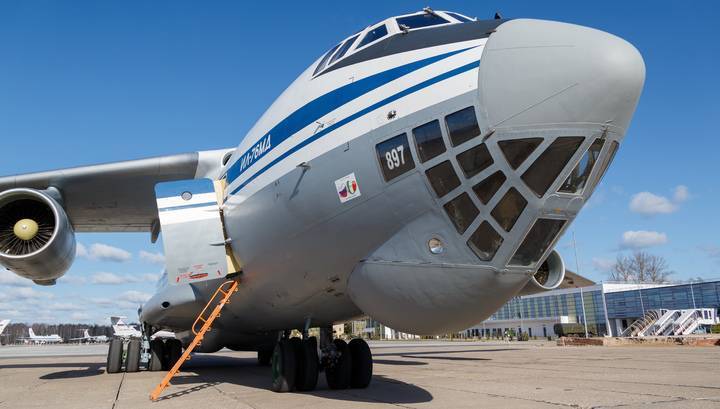 Еще один Ил-76 вылетел из России в Италию