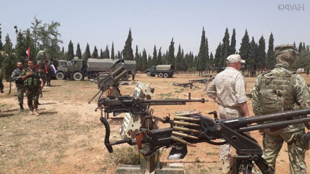 Сирийская армия нашла в Идлибе оружие боевиков производства США — видео ФАН