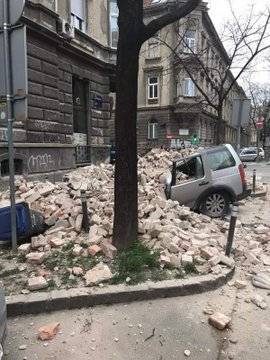 Землетрясение в столице Хорватии стало сильнейшим за 140 лет