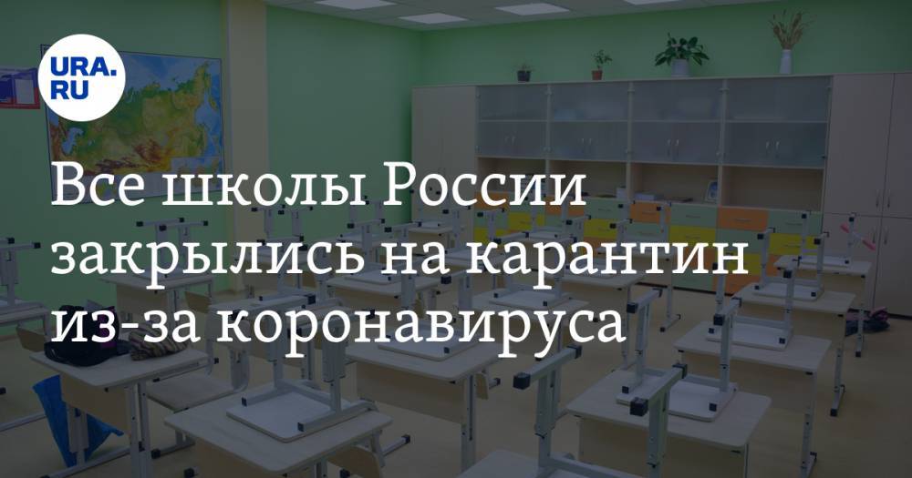 Все школы России закрылись на карантин из-за коронавируса