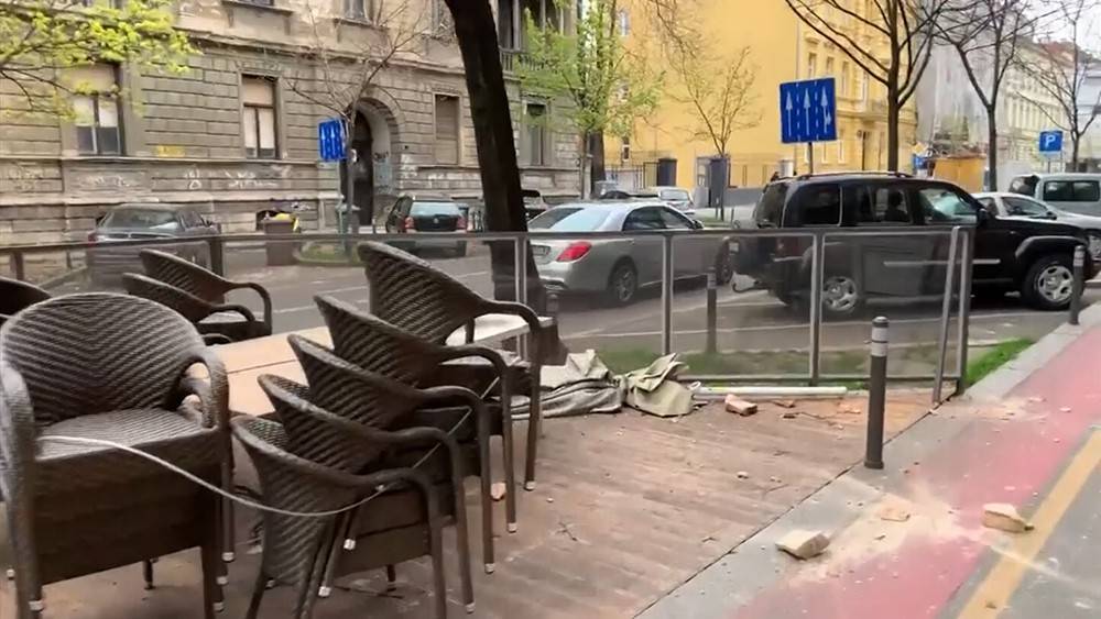 Видео последствий самого сильного за 140 лет землетрясения в Хорватии