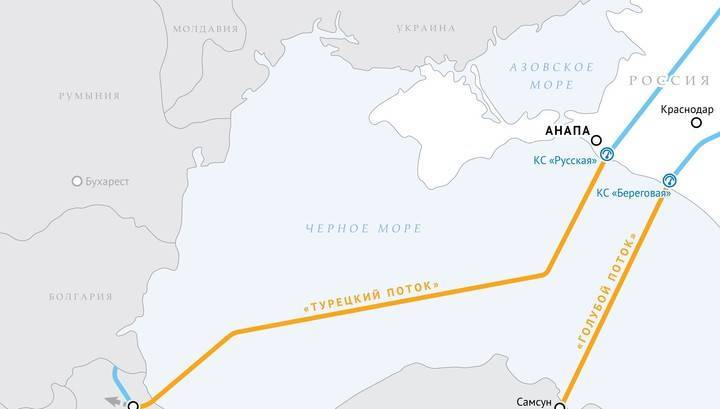 Турция сократила закупки газа у "Газпрома"