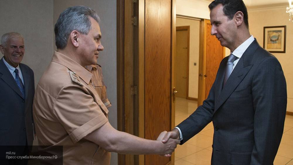 Шойгу и Асад провели рабочую встречу в Сирии
