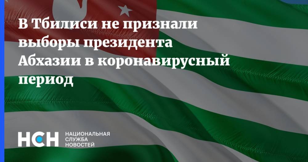 В Тбилиси не признали выборы президента Абхазии в коронавирусный период