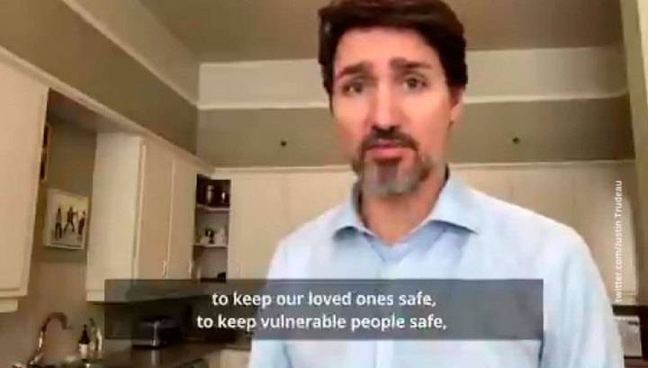 Канадский премьер запустил противовирусный челлендж